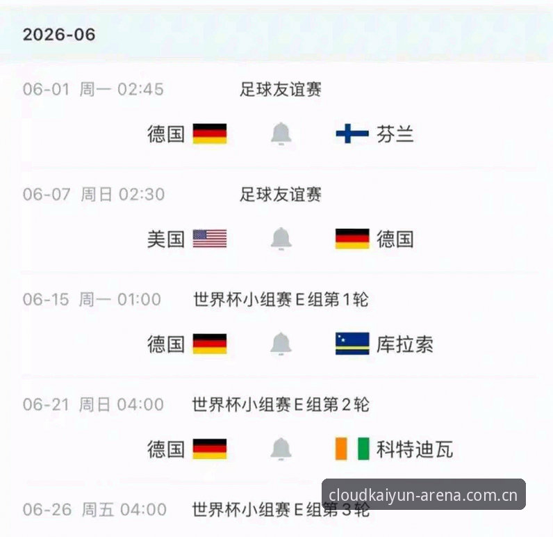 开云KAIYUN官网链接 德国队世界杯大名单深度评测:诺伊尔回归与18岁新星,谁将成为开云体育平台观赛焦点?